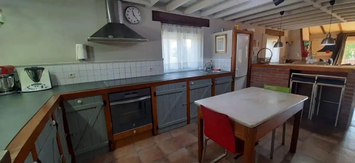 Cocina de Finca rústica en venta en Hazas de Cesto con Calefacción, Trastero y Balcón