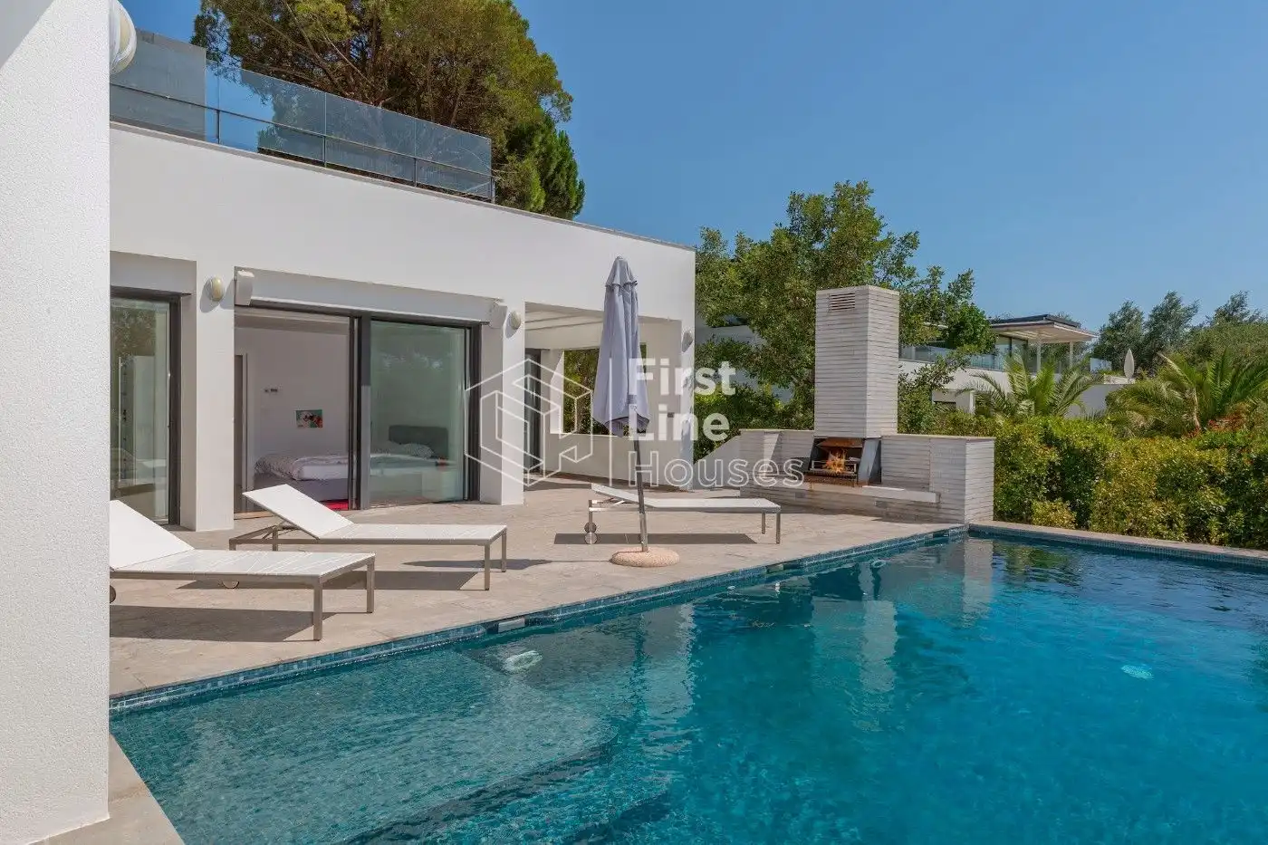Piscina de Casa o chalet en venta en Caldes de Malavella con Aire acondicionado, Calefacción y Terraza