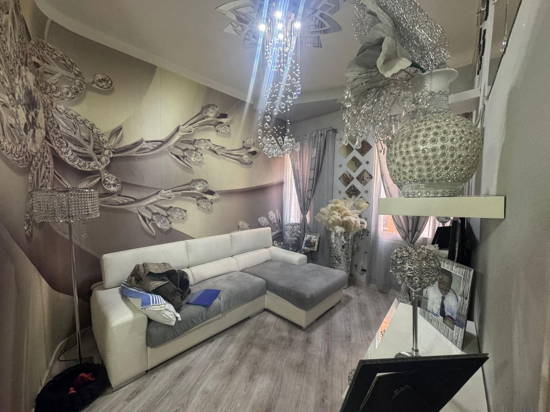 Living room of Flat for sale in  Barcelona Capital  with Air Conditioner and Heating