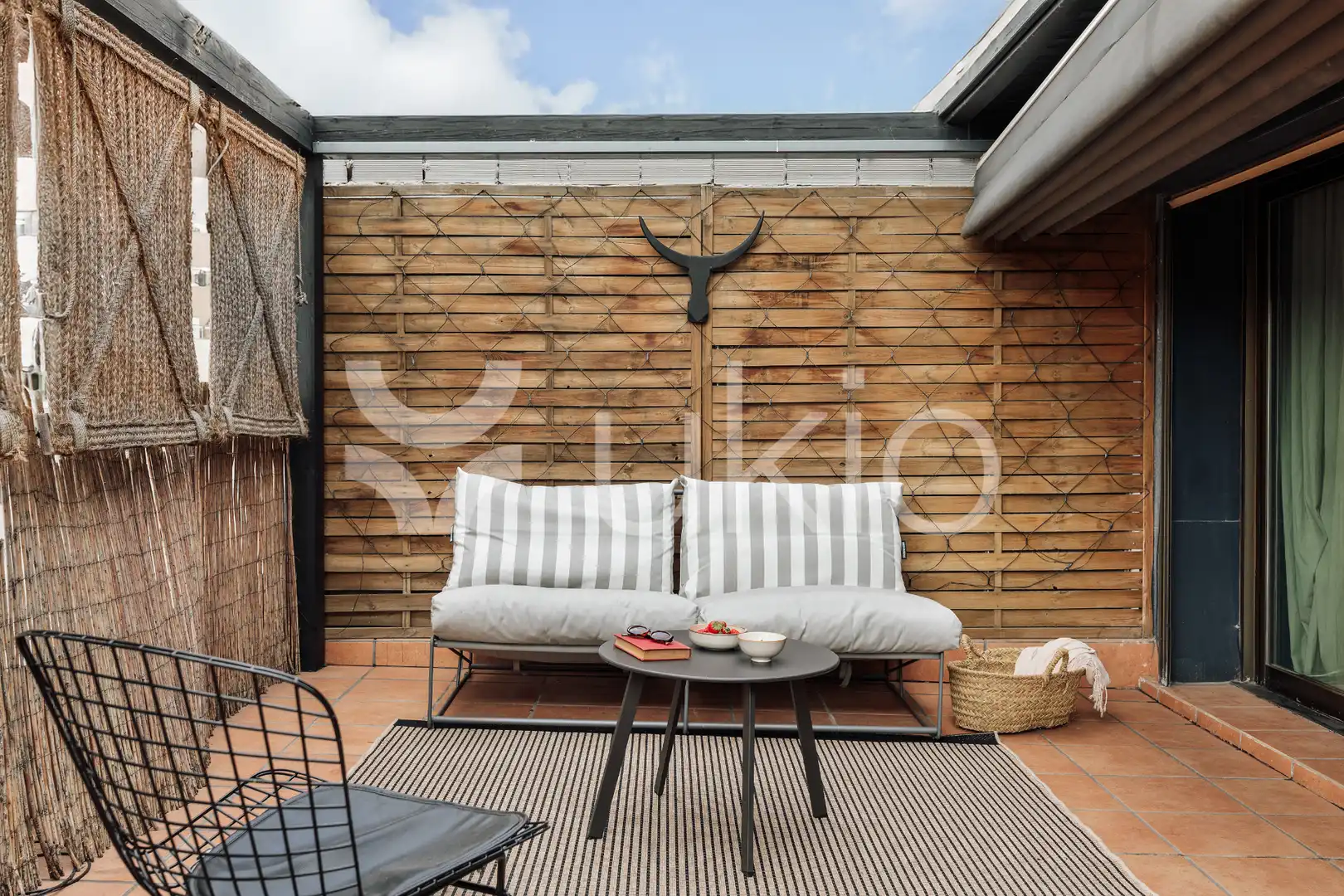 Terraza de Apartamento de alquiler en Barcelona con Aire acondicionado, Calefacción y Terraza