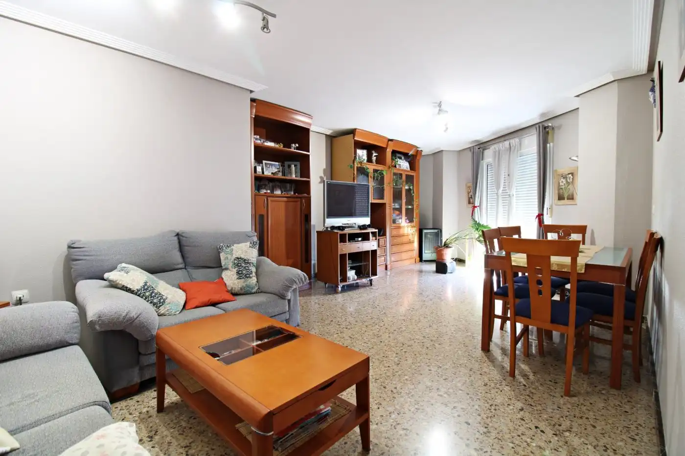 Sala d'estar de Pis en venda en Elche / Elx amb Aire condicionat i Calefacció