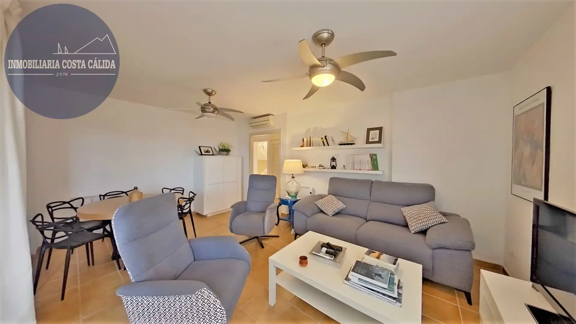 Sala de estar de Piso en venta en Águilas con Aire acondicionado, Calefacción y Terraza
