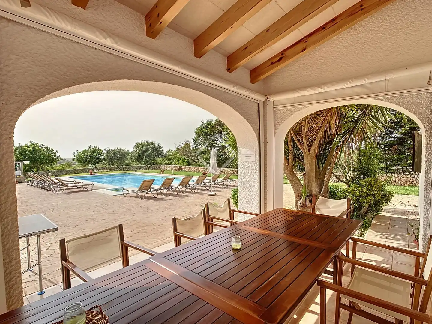 Terrasse von Country house zum Verkauf in Ciutadella de Menorca mit Klimaanlage, Heizung und Privatgarten