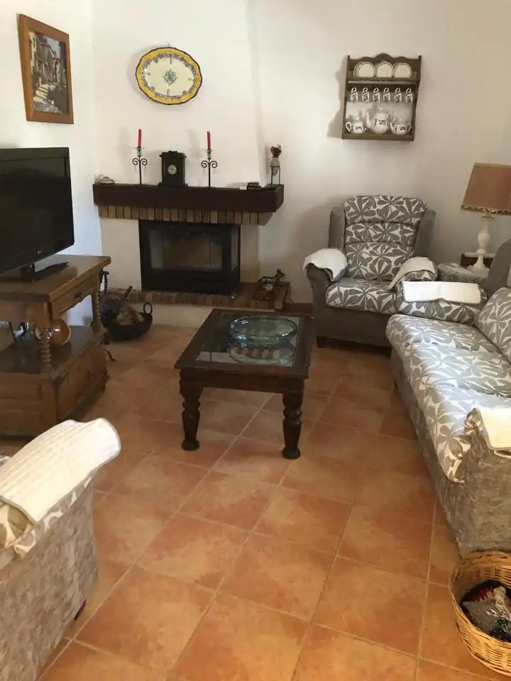 Sala de estar de Casa o chalet en venta en El Acebrón   con Amueblado