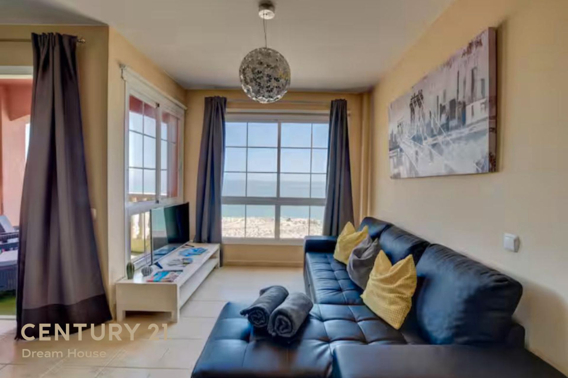 Living room of Flat to rent in Pájara  with Air Conditioner, Furnished and Balcony