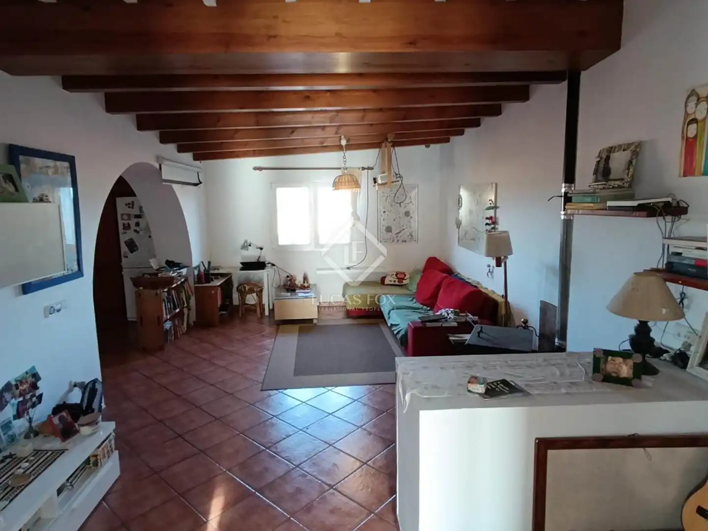 Living room of Country homes for sale in Ciutadella de Menorca  with Air Conditioner, Heating and Private garden