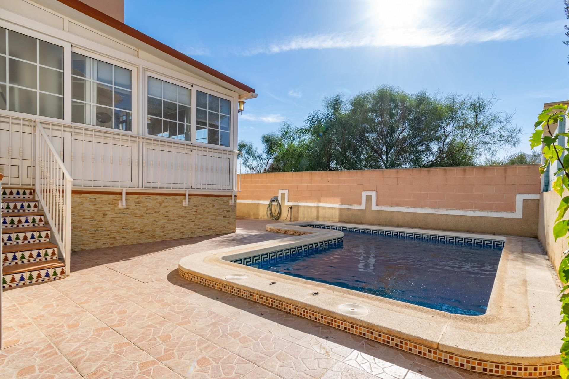 Piscina de Casa o xalet en venda en Cartagena amb Aire condicionat, Calefacció i Jardí privat