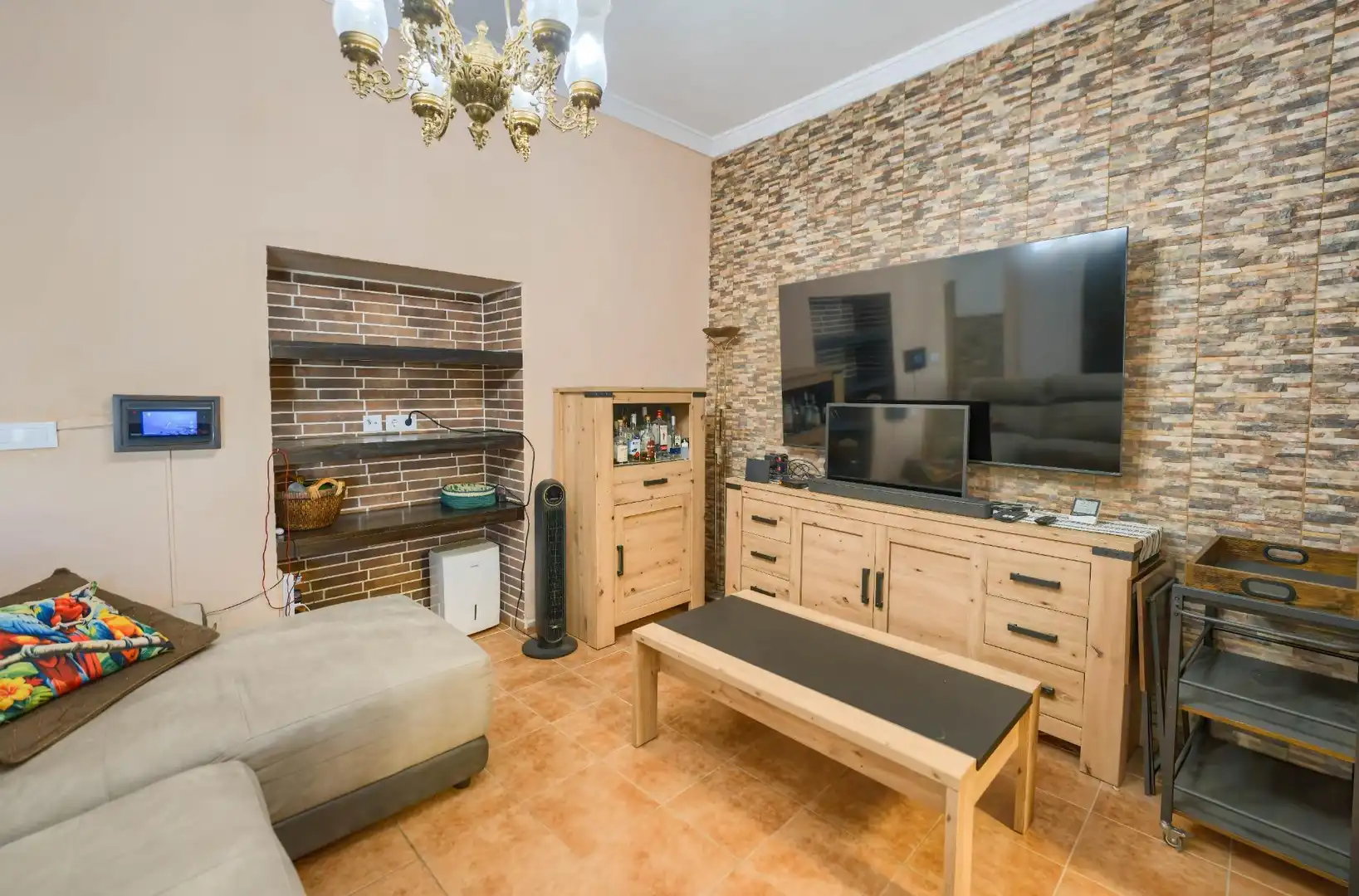 Sala d'estar de Casa o xalet en venda en Carrión de los Céspedes