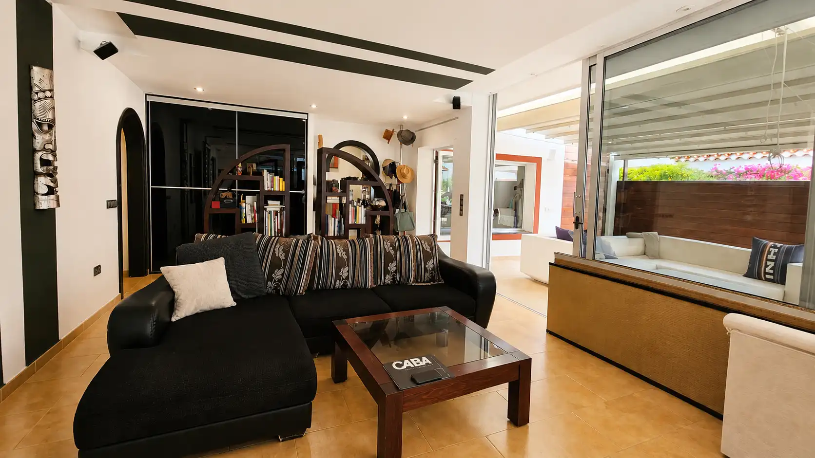 Sala de estar de Casa o chalet en venta en Arona con Jardín privado, Terraza y Amueblado