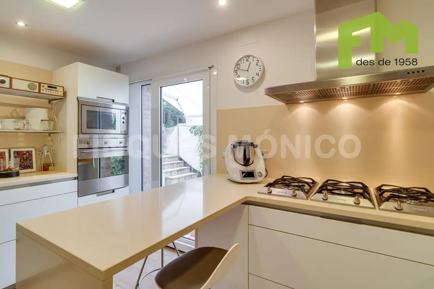 Cocina de Casa o chalet en venta en Teià con Calefacción, Jardín privado y Terraza