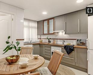 Kitchen of Flat to rent in  Madrid Capital  with Air Conditioner and Balcony