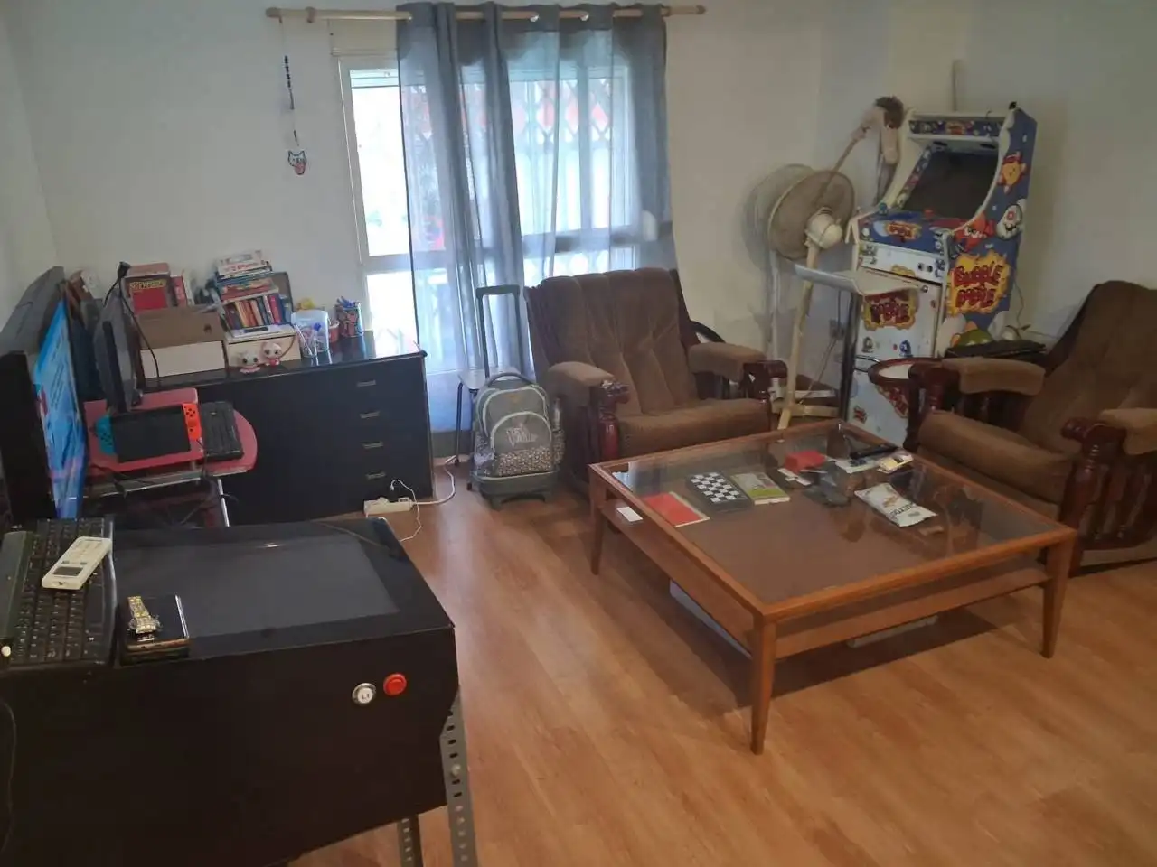 Sala de estar de Piso en venta en  Valencia Capital con Aire acondicionado y Parquet