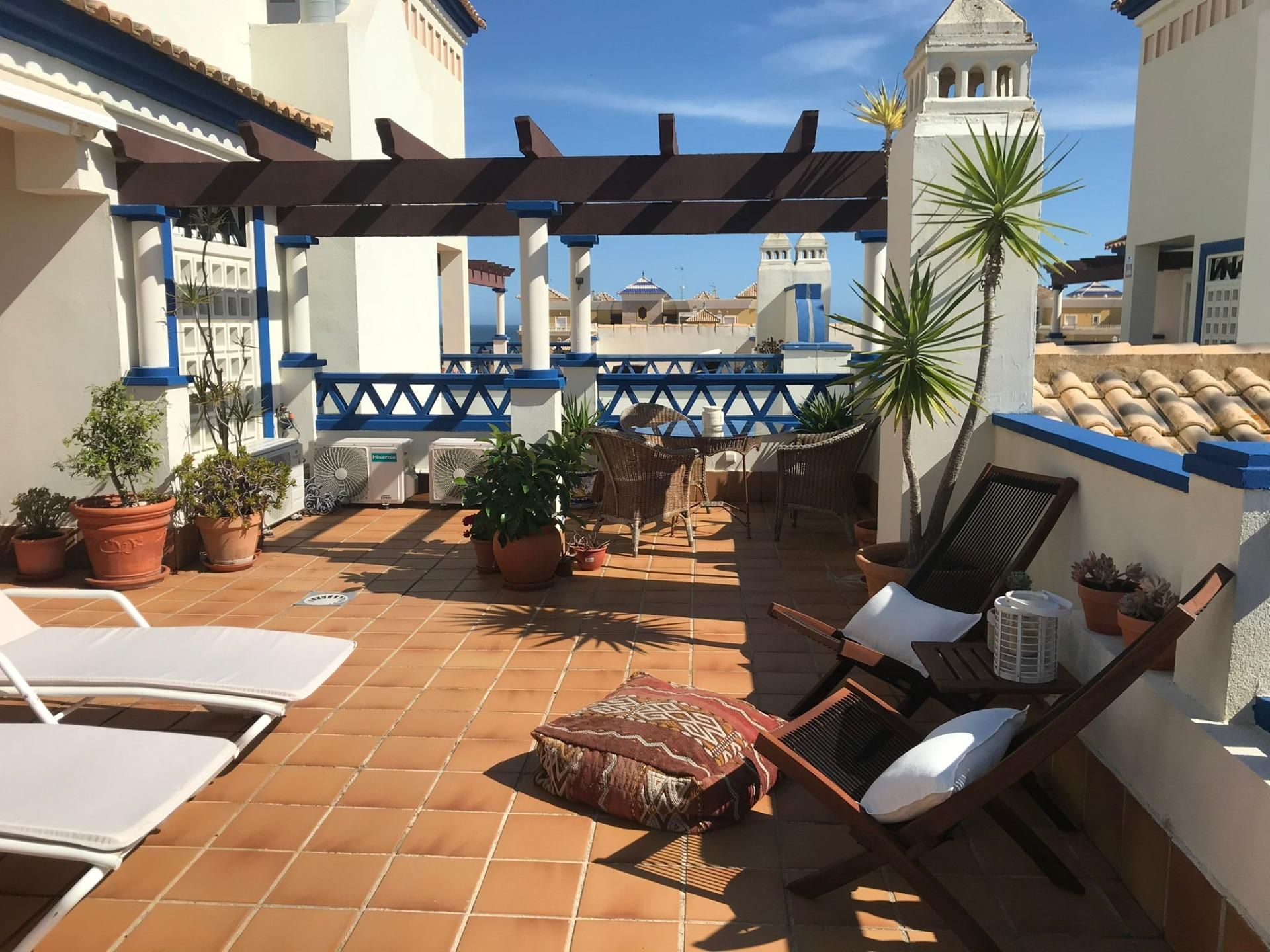 Terrace of Attic for sale in Ayamonte  with Air Conditioner, Private garden and Terrace