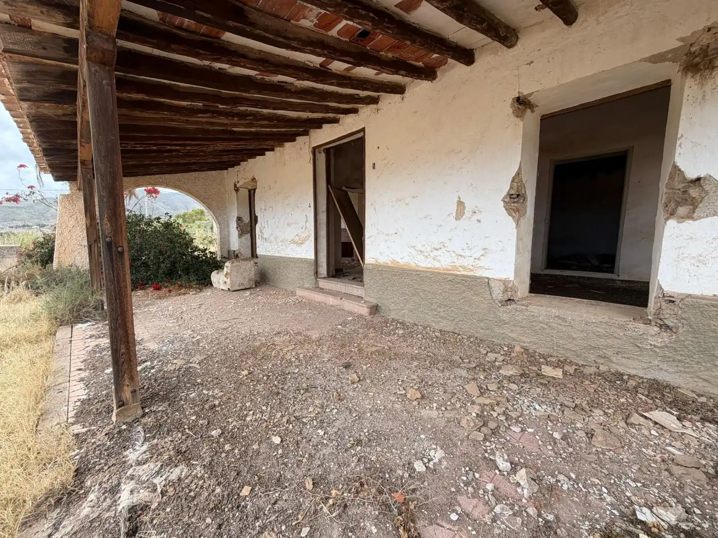 Vista exterior de Finca rústica en venta en Lorca con Jardín privado, Terraza y Piscina