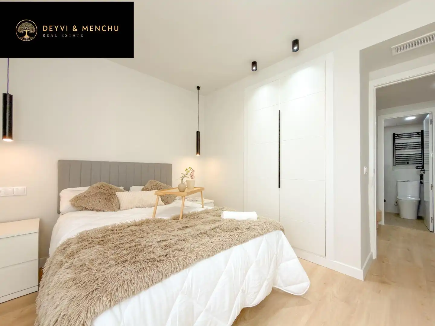 Schlafzimmer von Wohnung zum Verkauf in Madrid mit Klimaanlage, Heizung und Möbliert