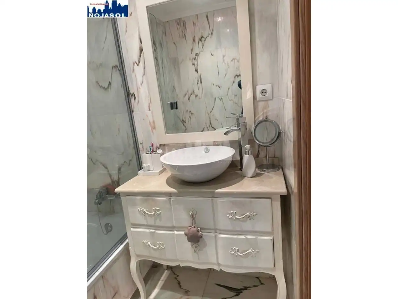 Badezimmer von Wohnung zur Miete in Noja mit Heizung, Privatgarten und Terrasse