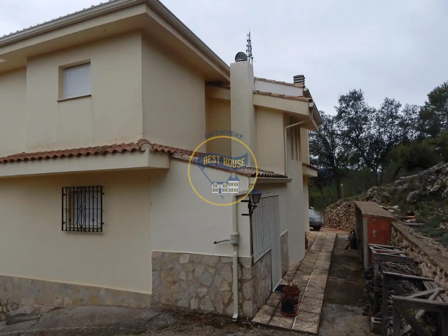 Vista exterior de Casa o chalet en venta en Bocairent con Calefacción, Jardín privado y Terraza