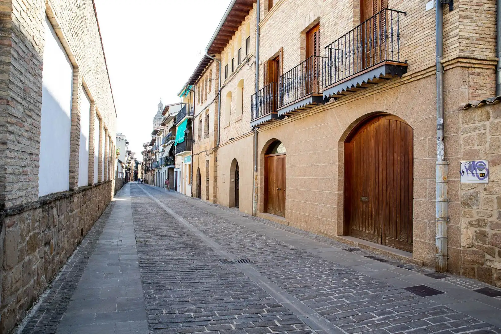 Vista exterior de Casa o chalet en venta en Puente la Reina / Gares con Calefacción, Jardín privado y Trastero