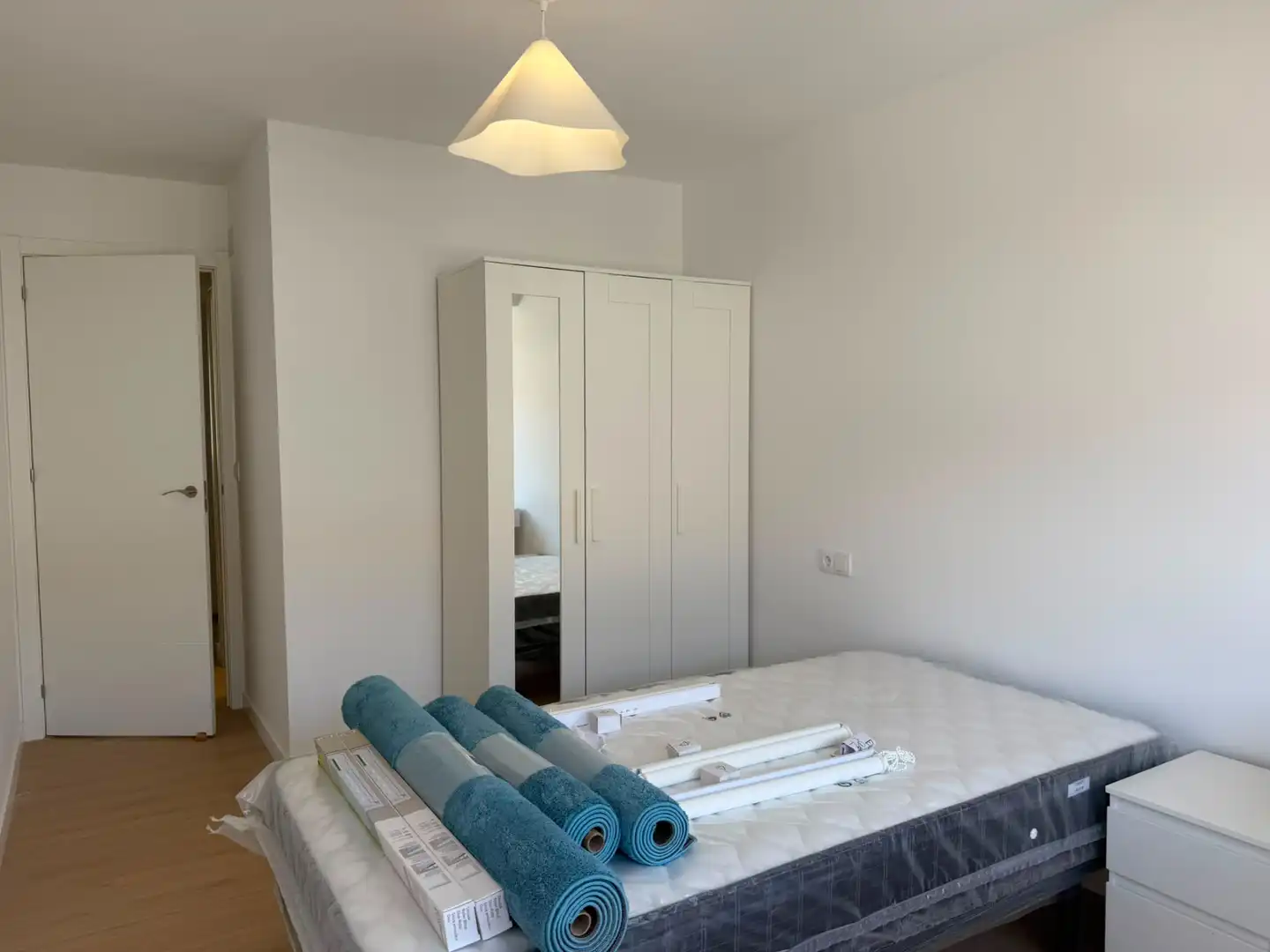 Bedroom of Flat for rent in Ferrol  with Heating, Furnished and Oven