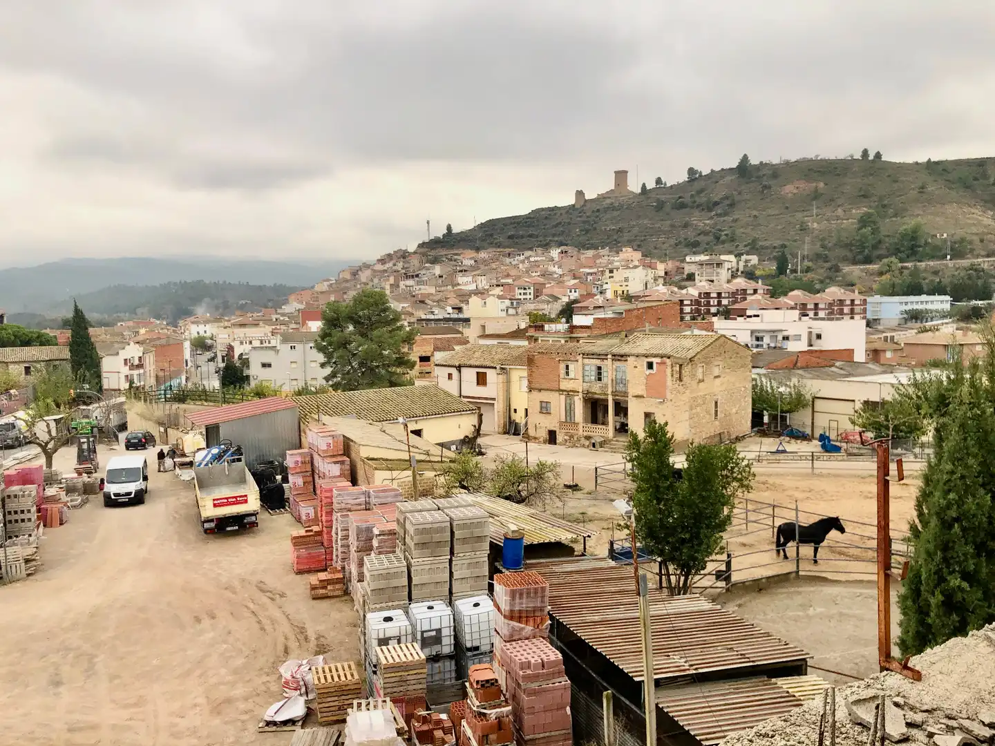 Vista exterior de Casa adosada en venda en Ascó amb Jardí privat, Terrassa i Balcó