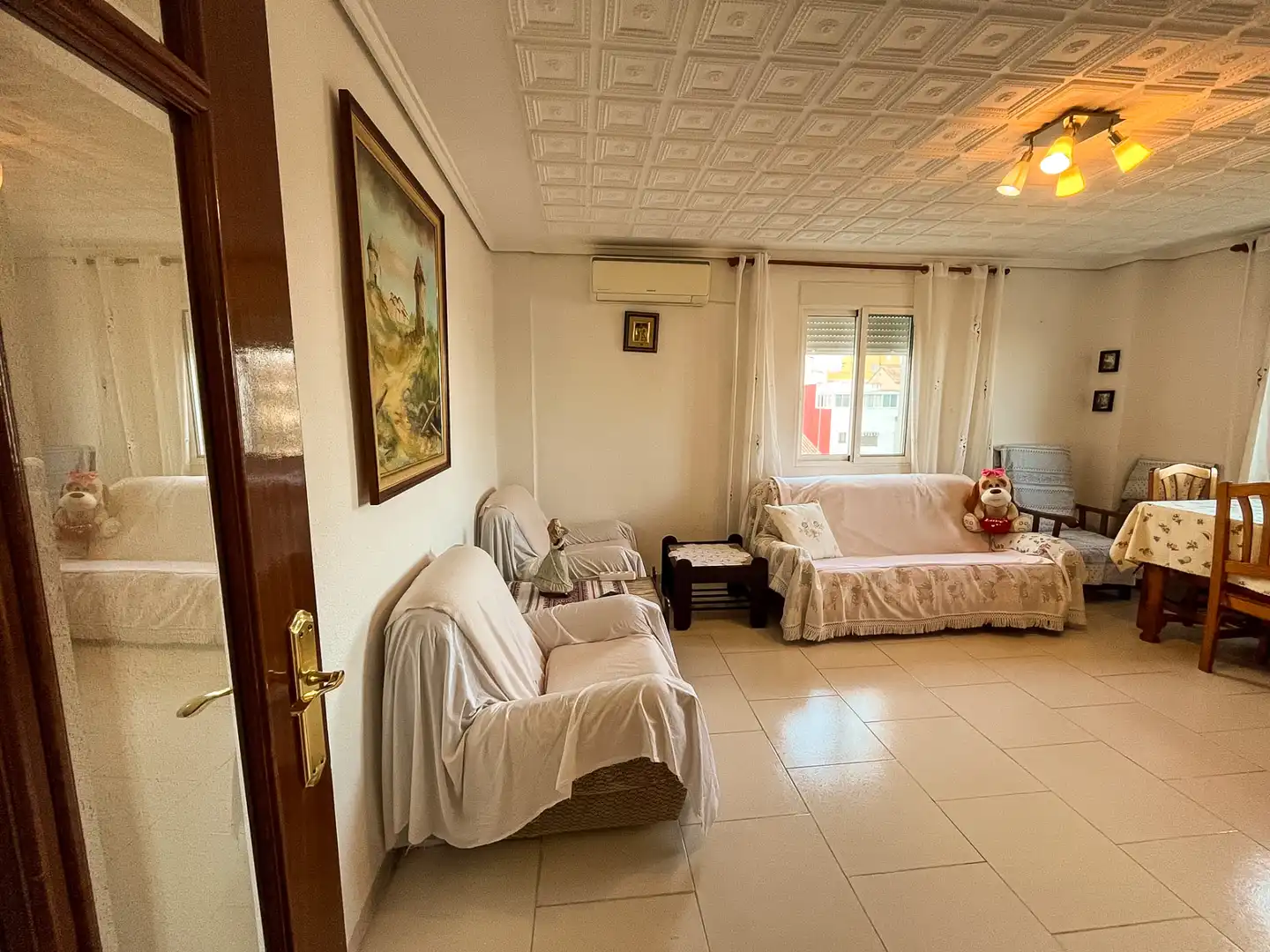 Sala de estar de Piso en venta en Sagunto / Sagunt con Aire acondicionado, Calefacción y Amueblado