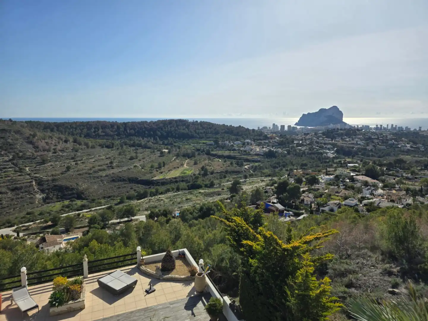 Vista exterior de Casa o chalet en venta en Calpe / Calp con Aire acondicionado, Calefacción y Jardín privado