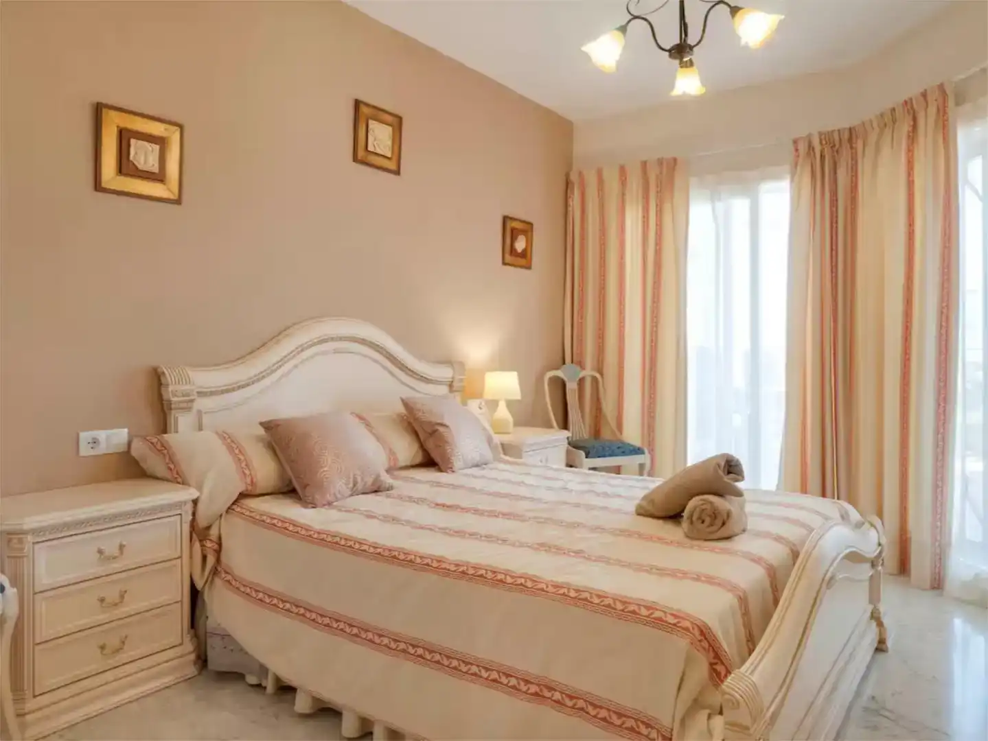 Bedroom of Flat for rent in Mijas  with Air Conditioner, Swimming Pool and Balcony