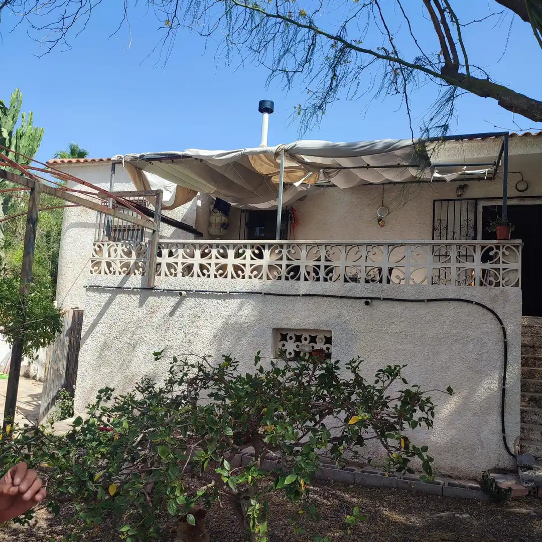 Vista exterior de Finca rústica en venda en Algorfa amb Jardí privat