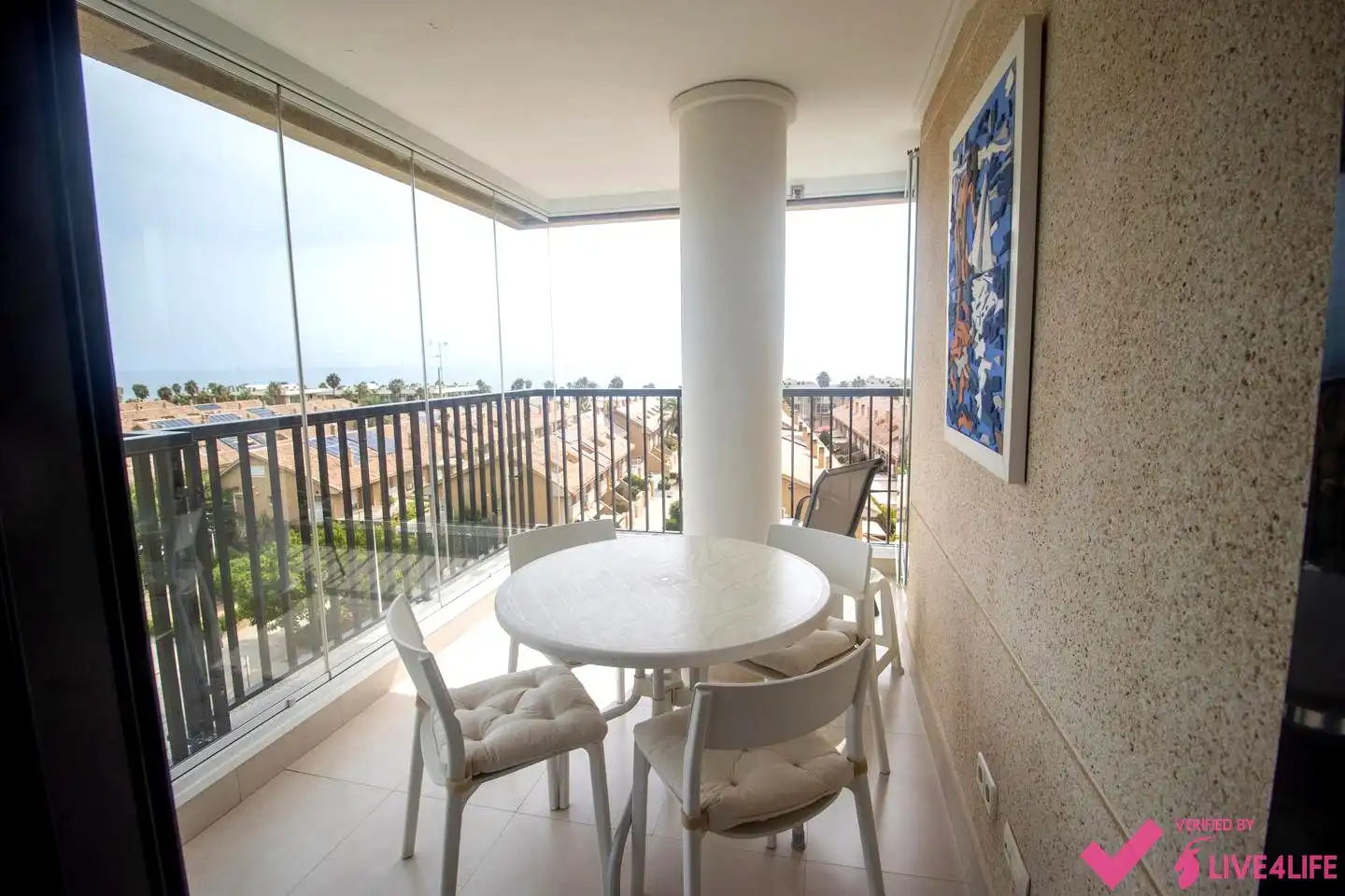 Terrasse von Wohnung zur Miete in Alboraya mit Klimaanlage, Terrasse und Möbliert