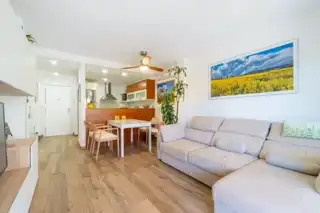 Living room of Flat for sale in Palau-saverdera  with Air Conditioner, Private garden and Terrace