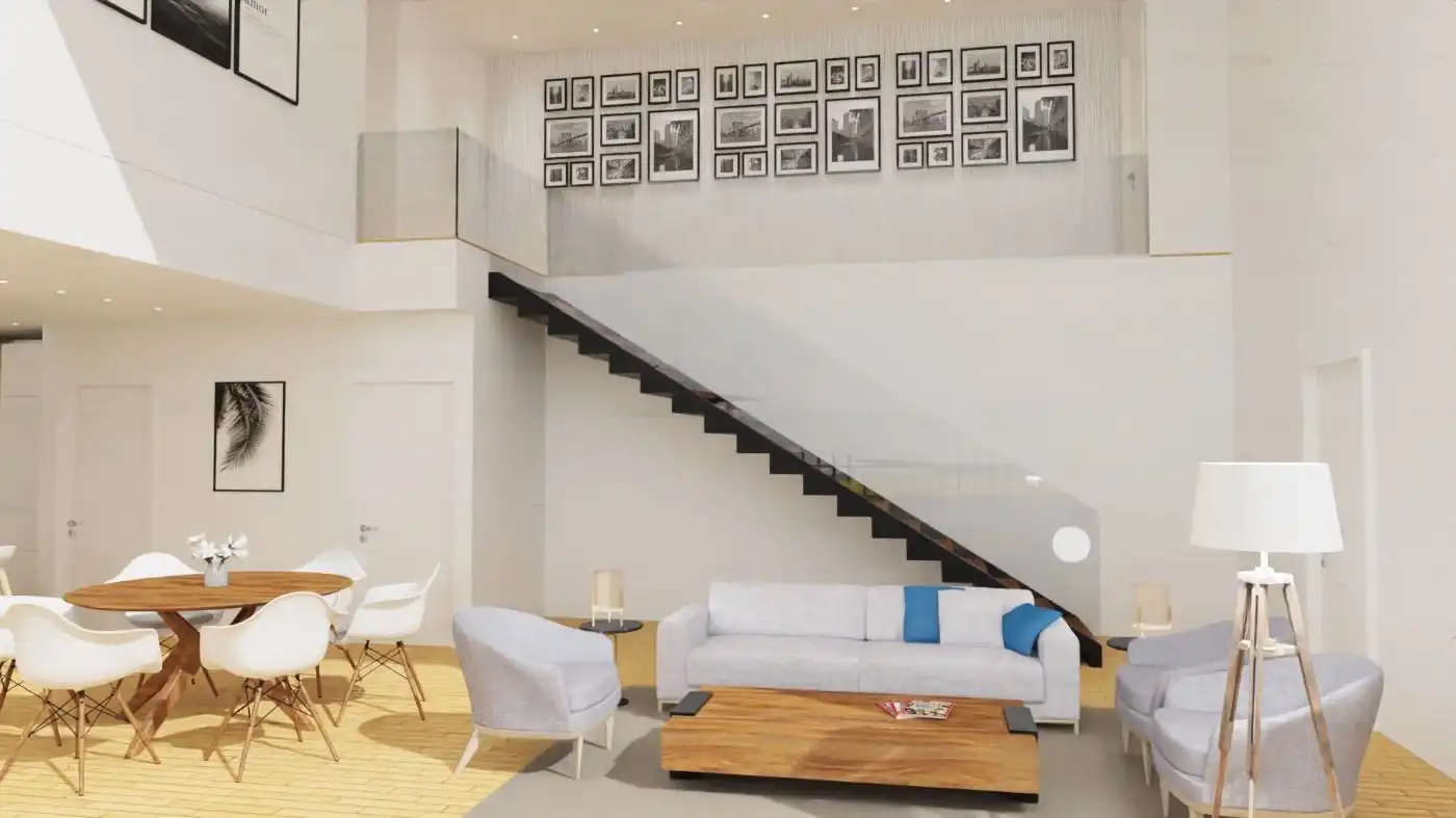 Sala de estar de Dúplex en venta en Mos con Jardín privado, Terraza y Trastero