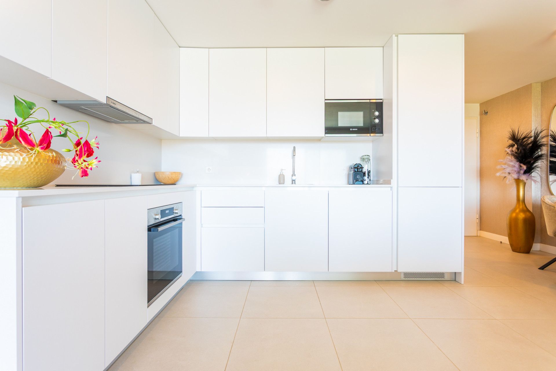 Cuina de Apartament en venda en Mijas amb Aire condicionat, Terrassa i Piscina
