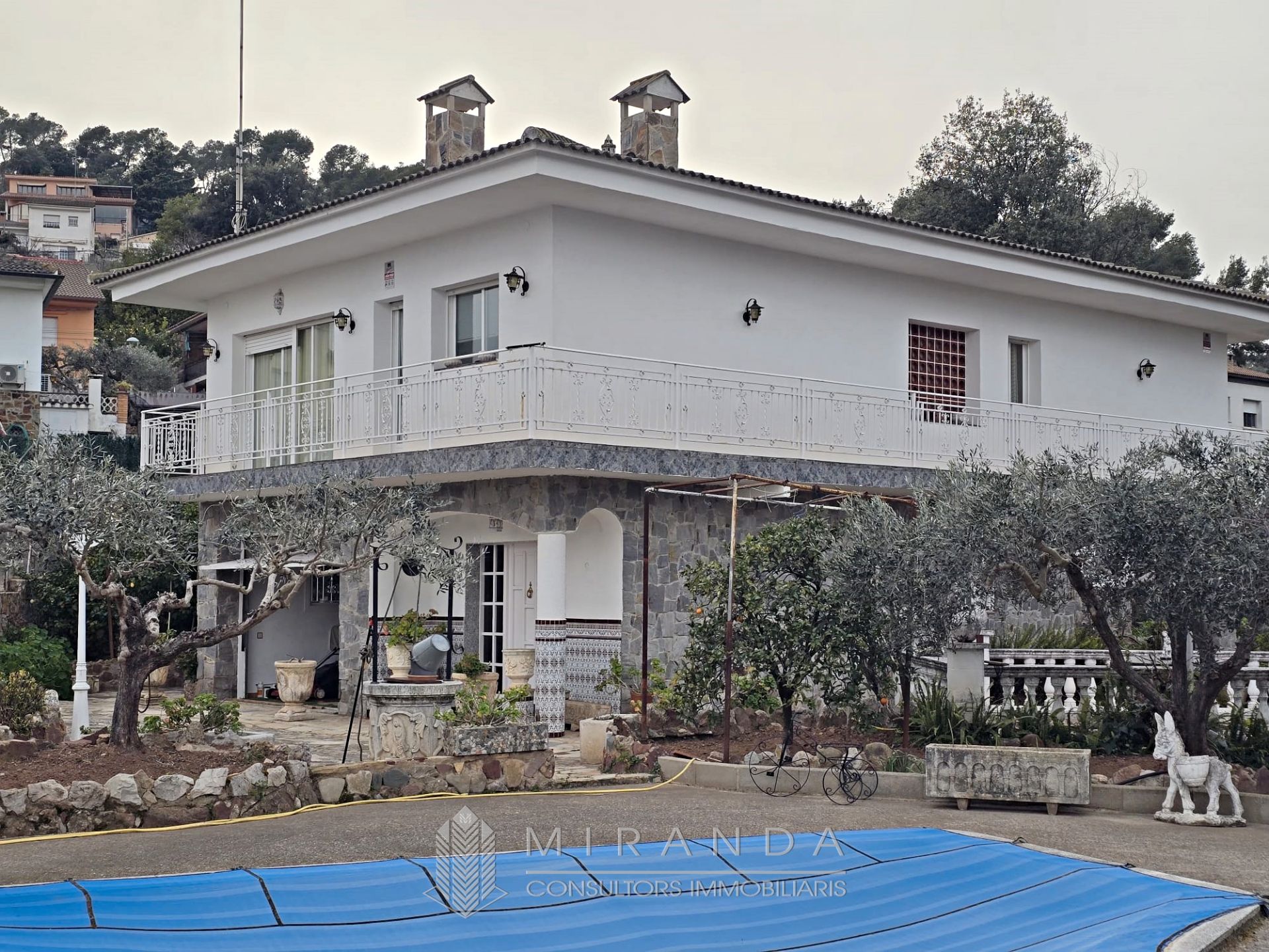 Exterior view of Houses for sale in Bigues i Riells del Fai  with Heating, Private garden and Terrace