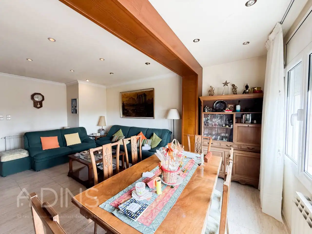 Sala de estar de Piso en venta en Caldes de Montbui con Calefacción y Terraza