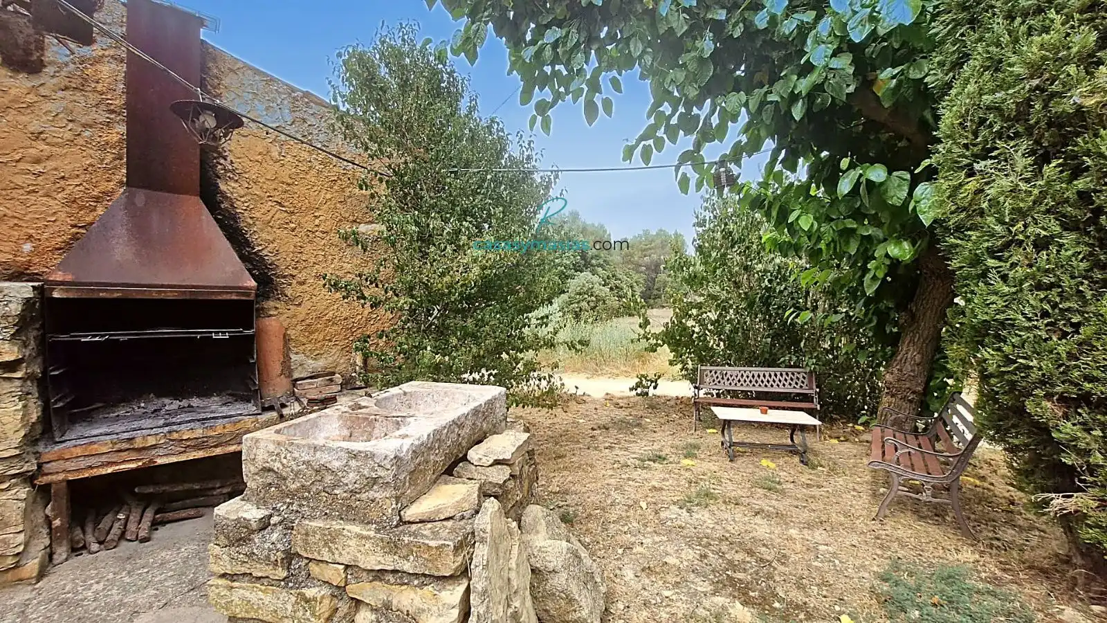 Jardí de Finca rústica en venda en Sant Martí Sarroca amb Calefacció, Jardí privat i Parquet