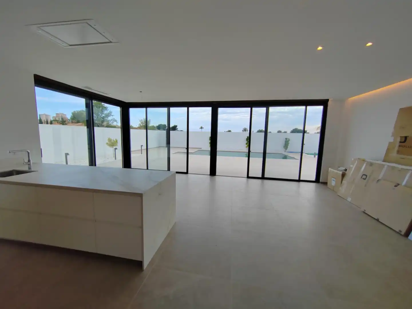 Terraza de Casa o chalet en venta en Sant Joan d'Alacant con Aire acondicionado, Calefacción y Jardín privado