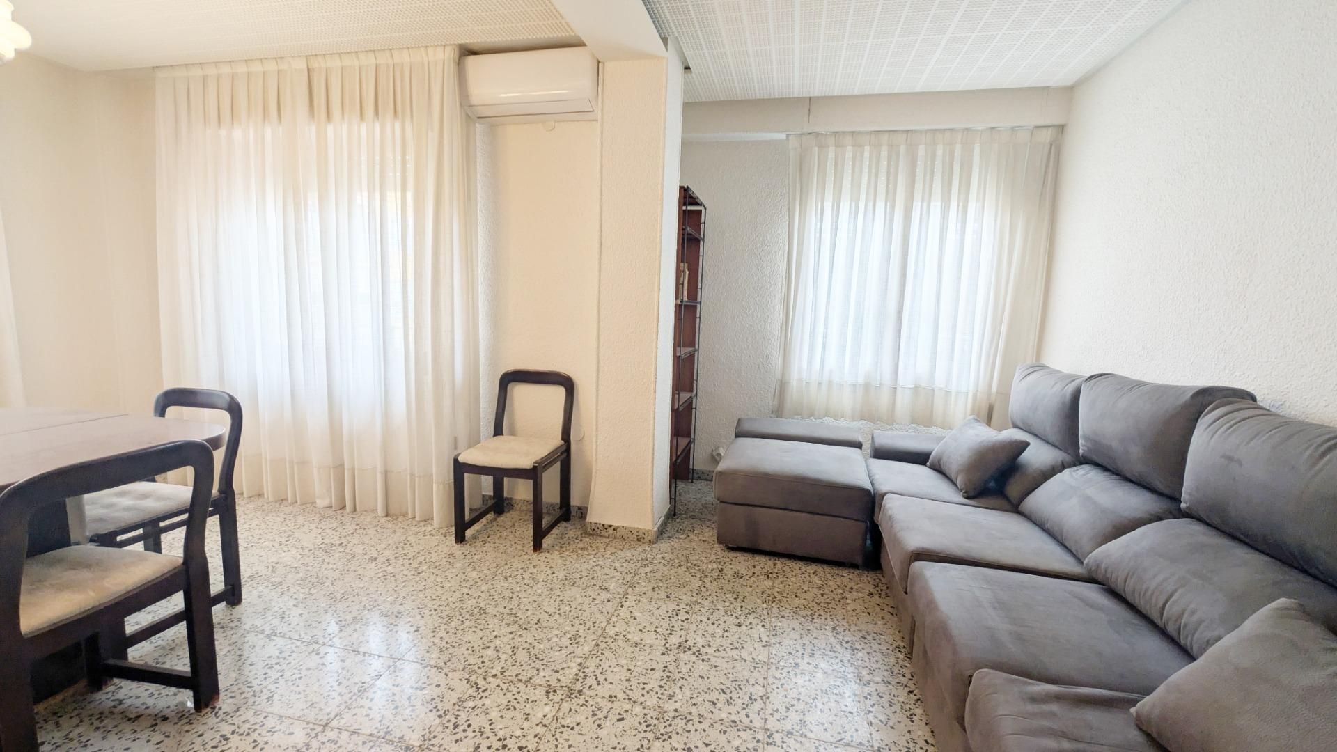 Living room of Flat for sale in Elche / Elx  with Air Conditioner, Terrace and Balcony