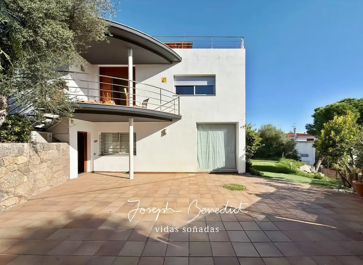 Vista exterior de Casa o chalet en venta en Castelldefels con Aire acondicionado, Calefacción y Jardín privado