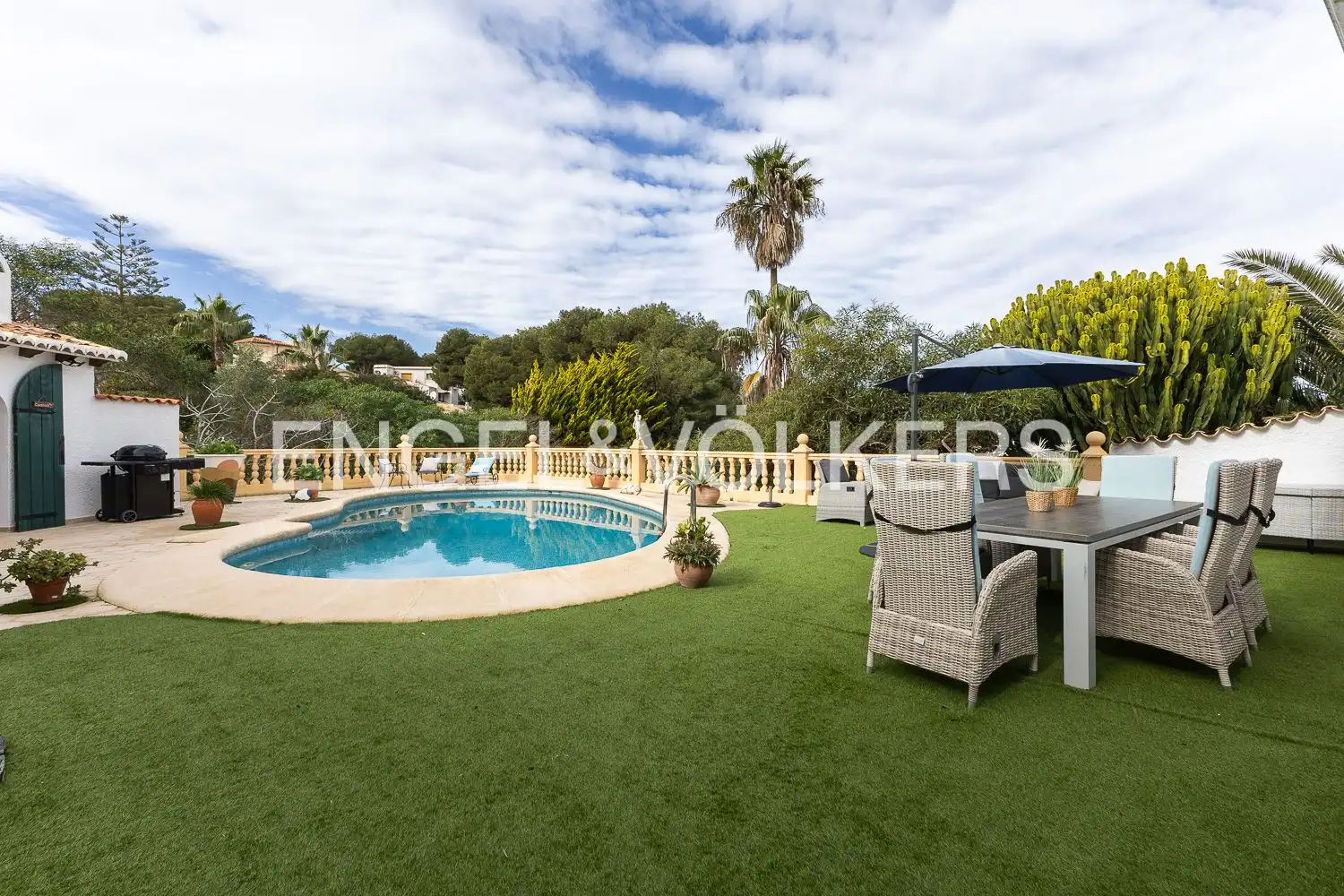 Exterior view of Houses for sale in Jávea / Xàbia  with Air Conditioner, Heating and Private garden