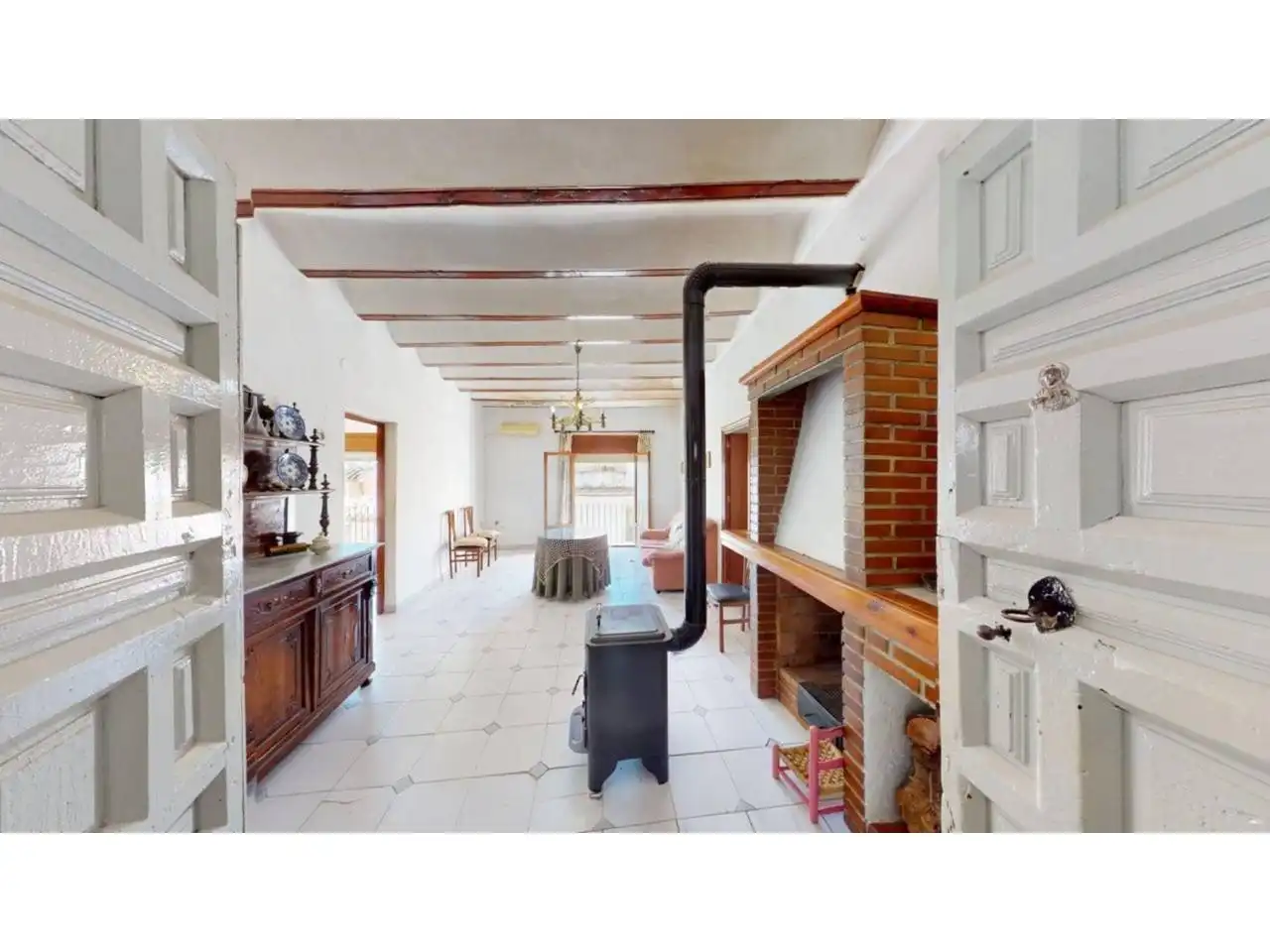 Cuina de Casa o xalet en venda en Caravaca de la Cruz amb Aire condicionat, Jardí privat i Terrassa