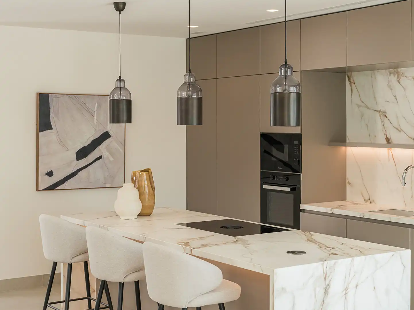 Cocina de Casa o chalet en venta en Estepona con Aire acondicionado, Calefacción y Jardín privado
