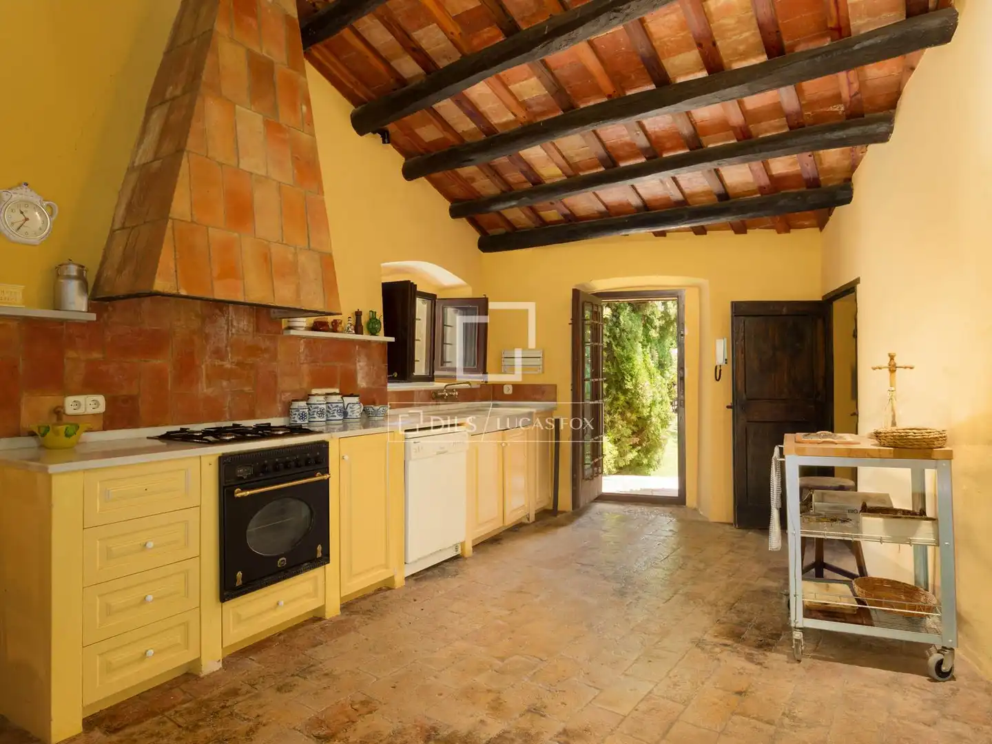 Cocina de Finca rústica en venta en Sant Mori con Calefacción, Jardín privado y Terraza
