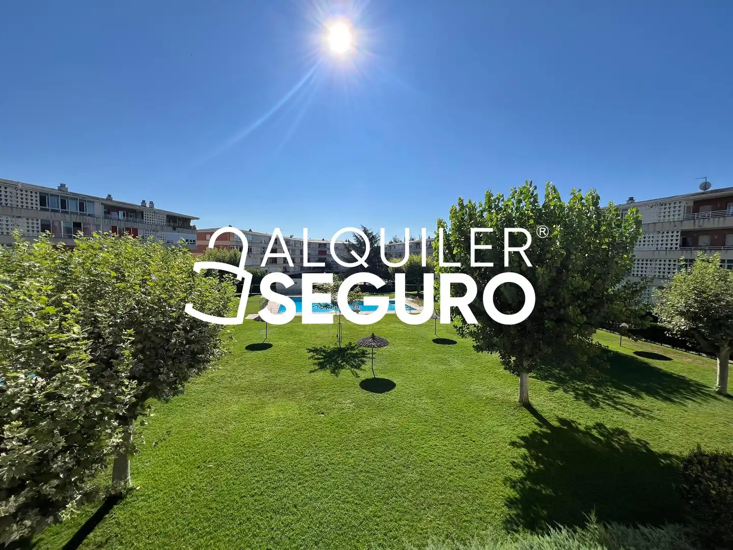 Garten von Wohnung zur Miete in Colmenar Viejo mit Heizung, Terrasse und Schwimmbad