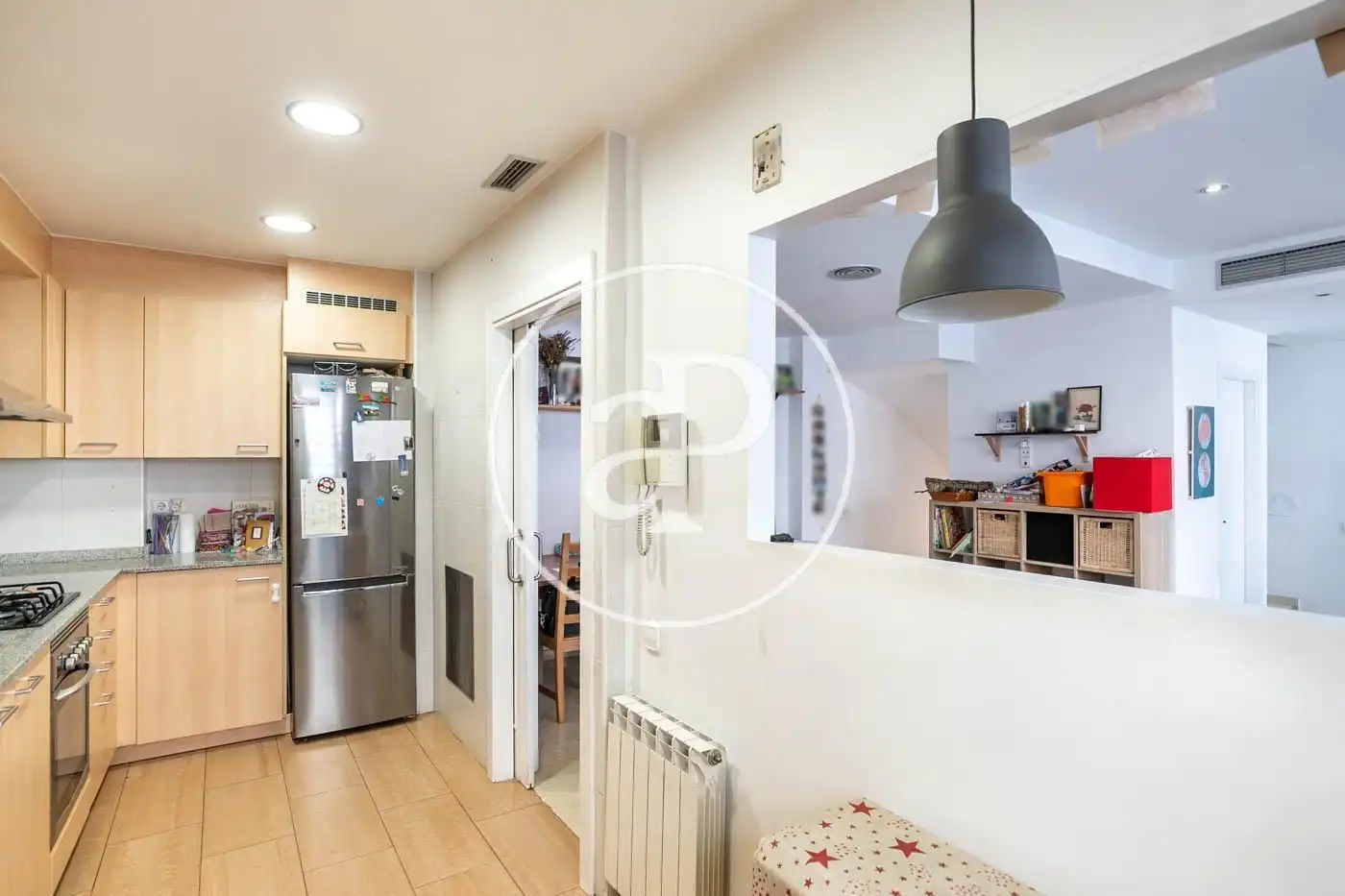 Cuina de Casa o xalet de lloguer en Barcelona amb Aire condicionat, Calefacció i Terrassa