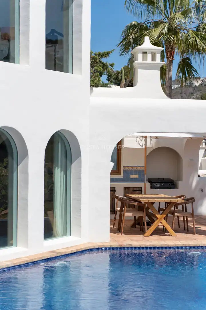 Terrassa de Casa o xalet en venda en Moraira amb Aire condicionat, Calefacció i Jardí privat