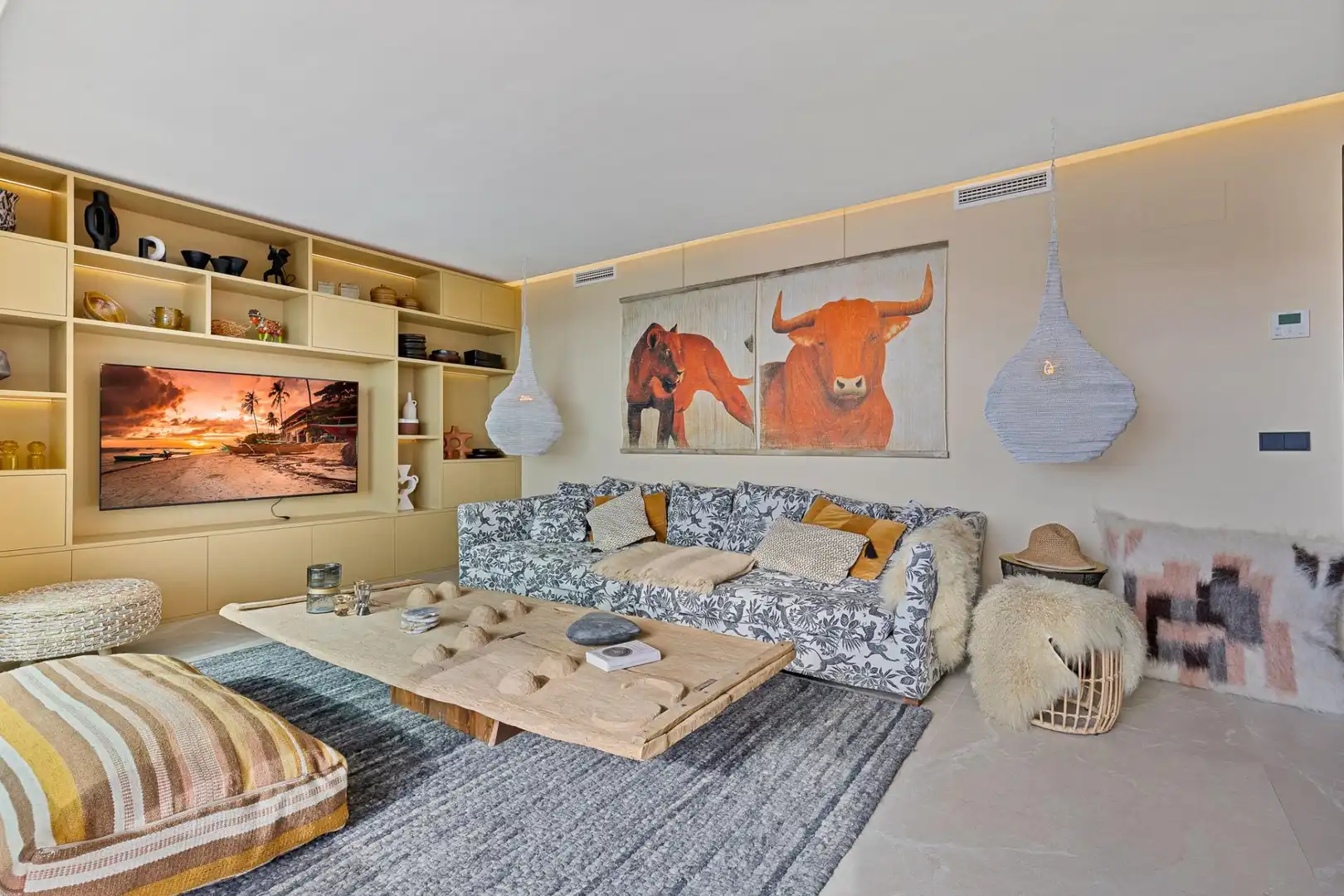 Living room of Attic for sale in Istán  with Air Conditioner, Private garden and Terrace