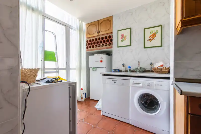 Kitchen of Flat for sale in Madrid  with Air Conditioner, Heating and Terrace