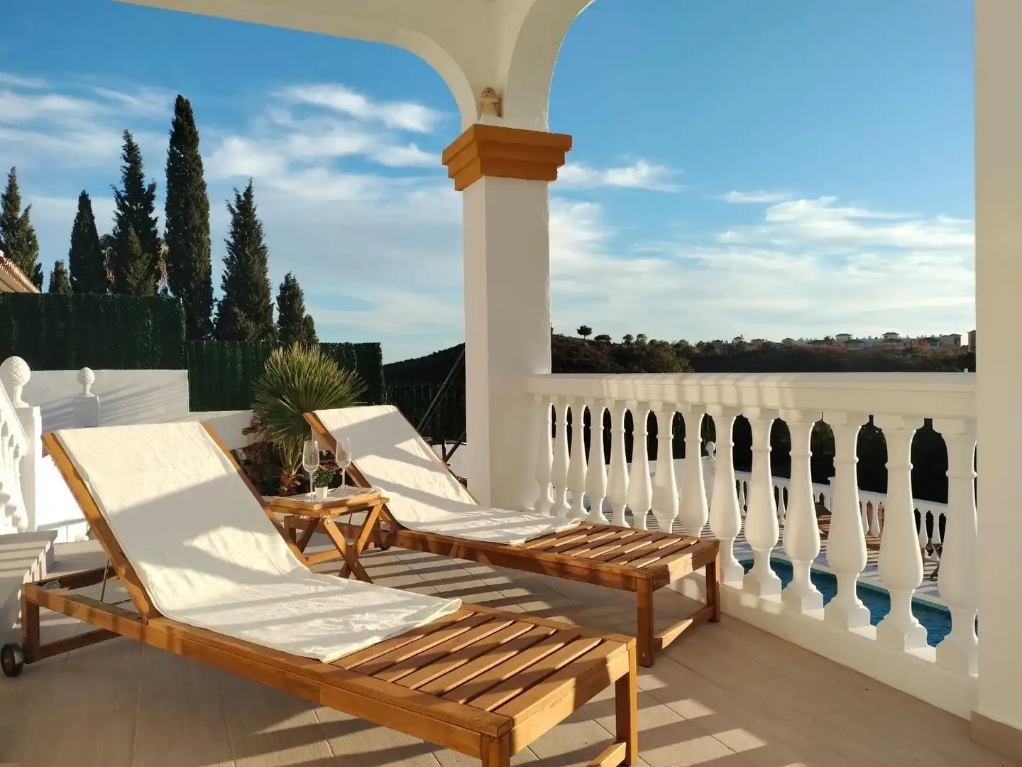 Terraza de Casa o chalet en venta en Benalmádena con Aire acondicionado, Calefacción y Jardín privado
