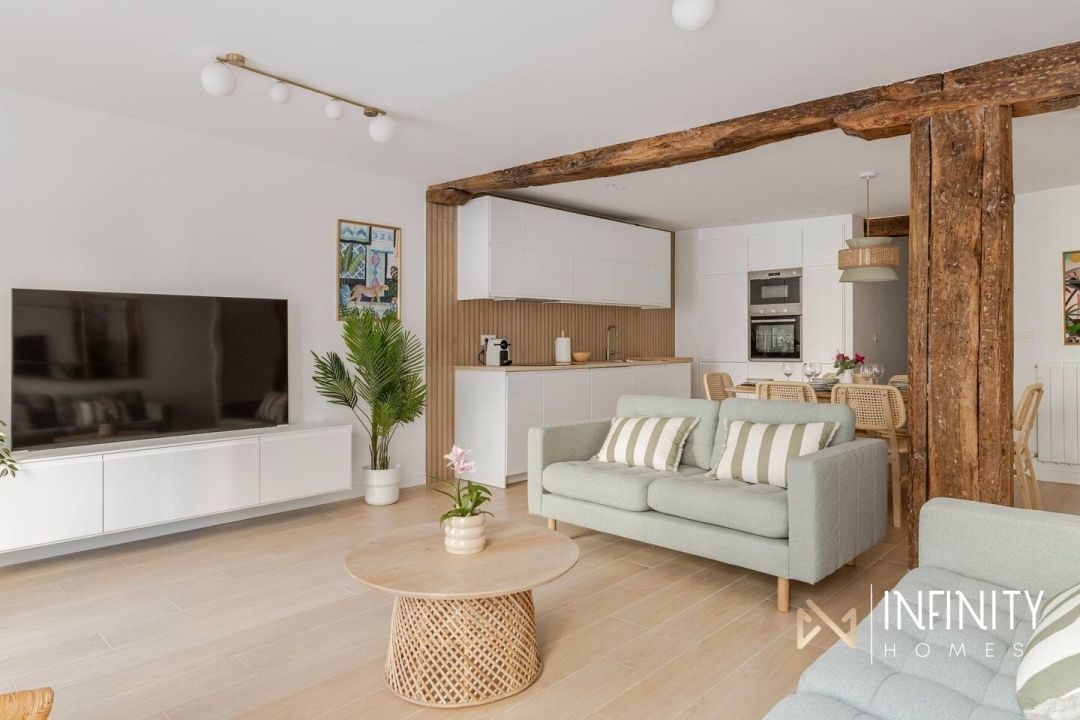 Living room of Flat to rent in Bilbao   with Heating