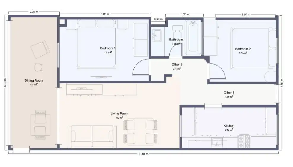 Piso en venta en Salou con Aire acondicionado, Calefacción y Terraza